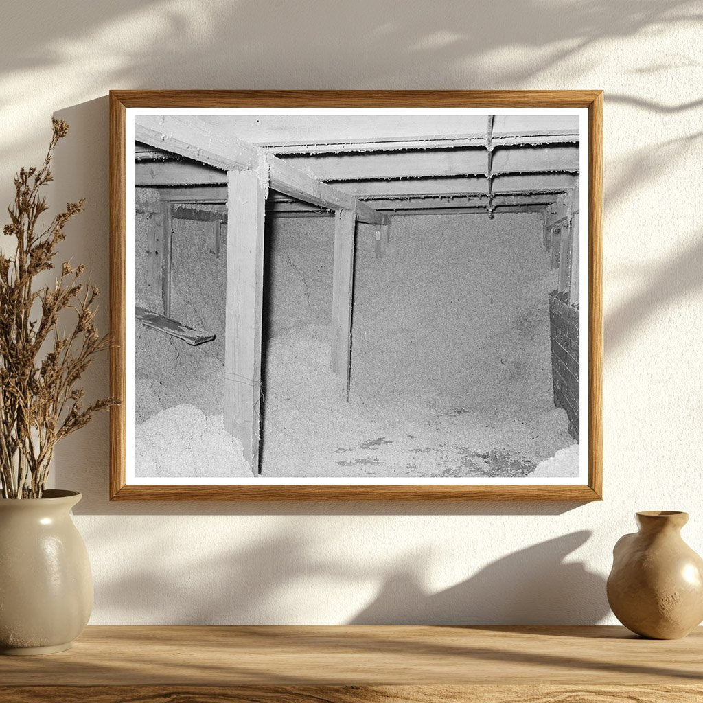 Cotton Seed Storage at McLennan County Oil Mill 1939