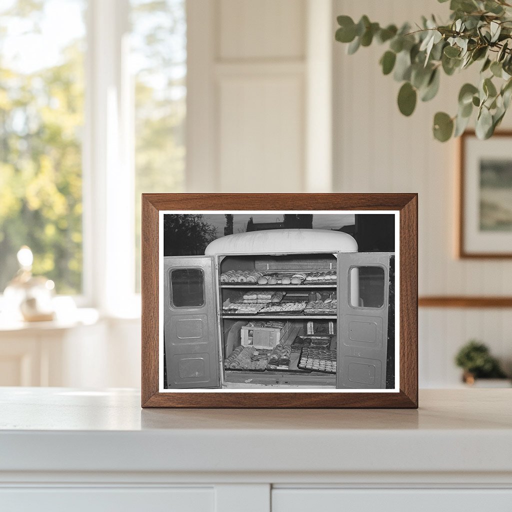 Bakery Truck Loaded with Goods San Angelo Texas 1939