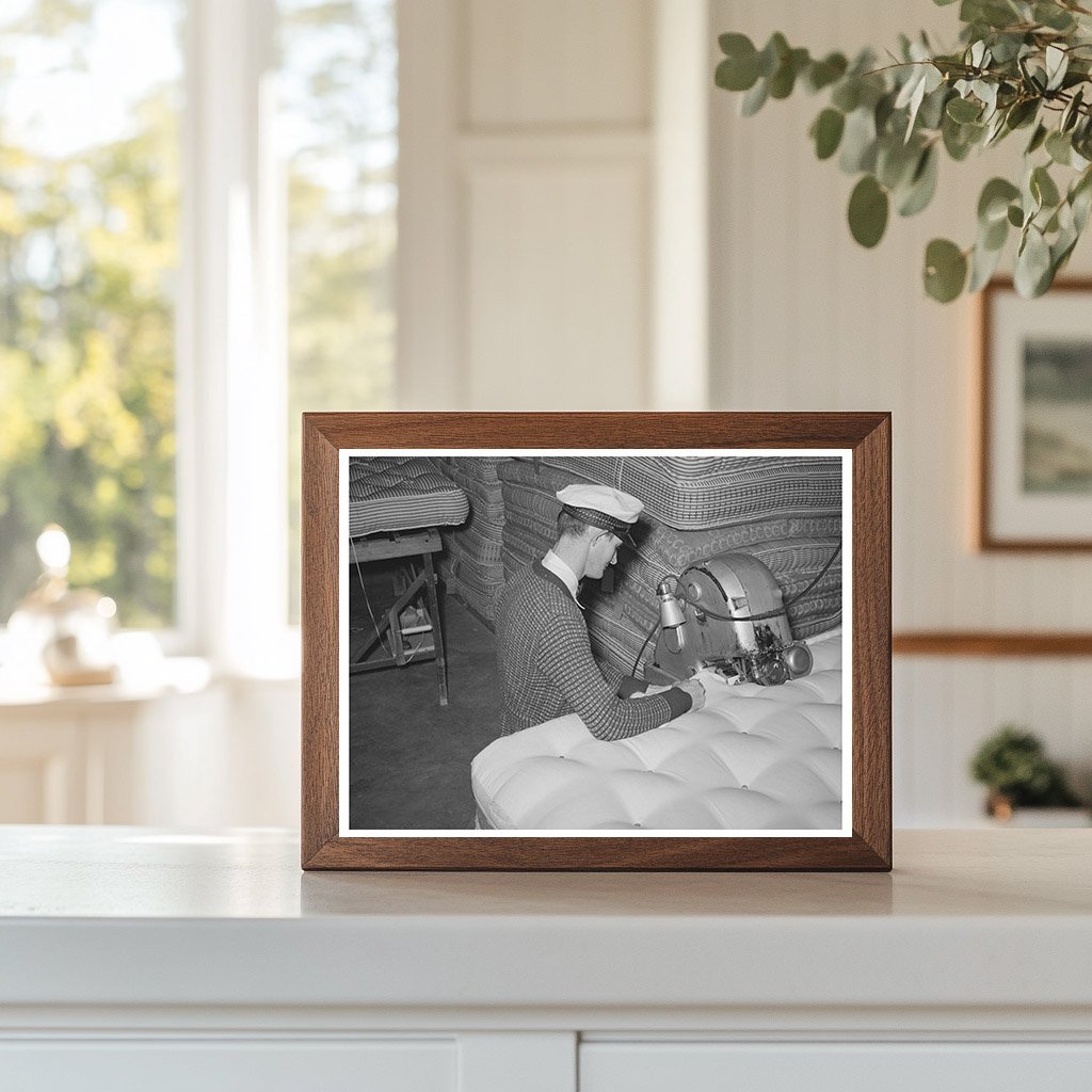 Innerspring Mattress Production Process November 1939