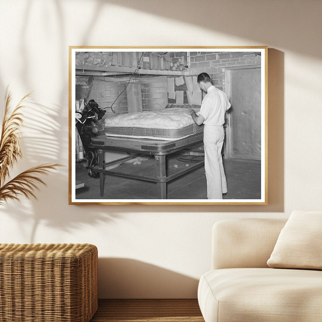 Mattress Production in San Angelo Texas November 1939