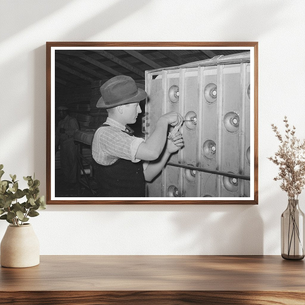 Tufting Process at Innerspring Mattress Factory 1939