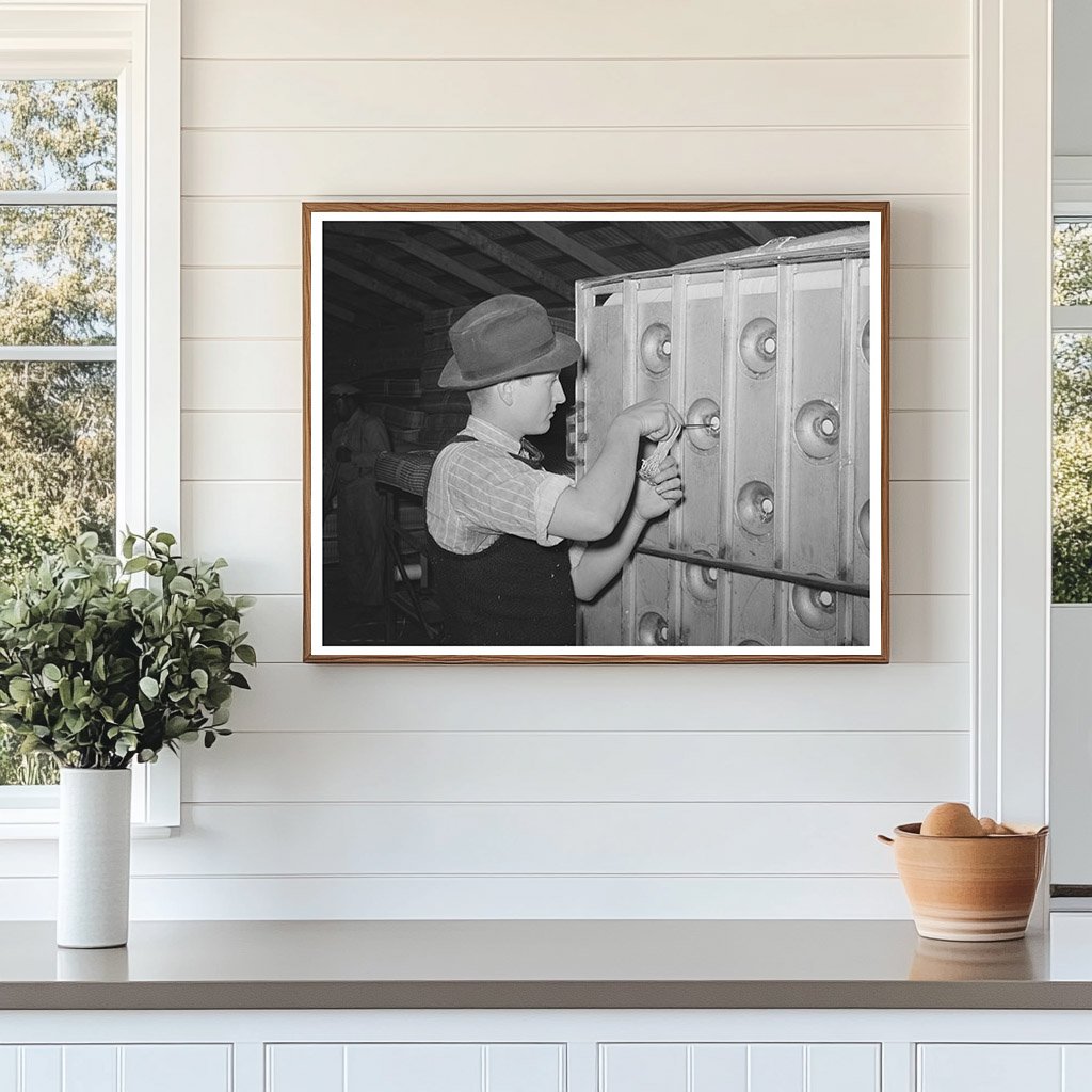 Tufting Process at Innerspring Mattress Factory 1939