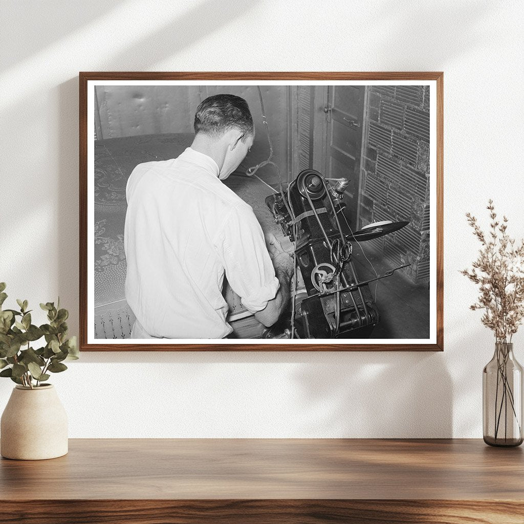 Mattress Manufacturing in San Angelo Texas 1939