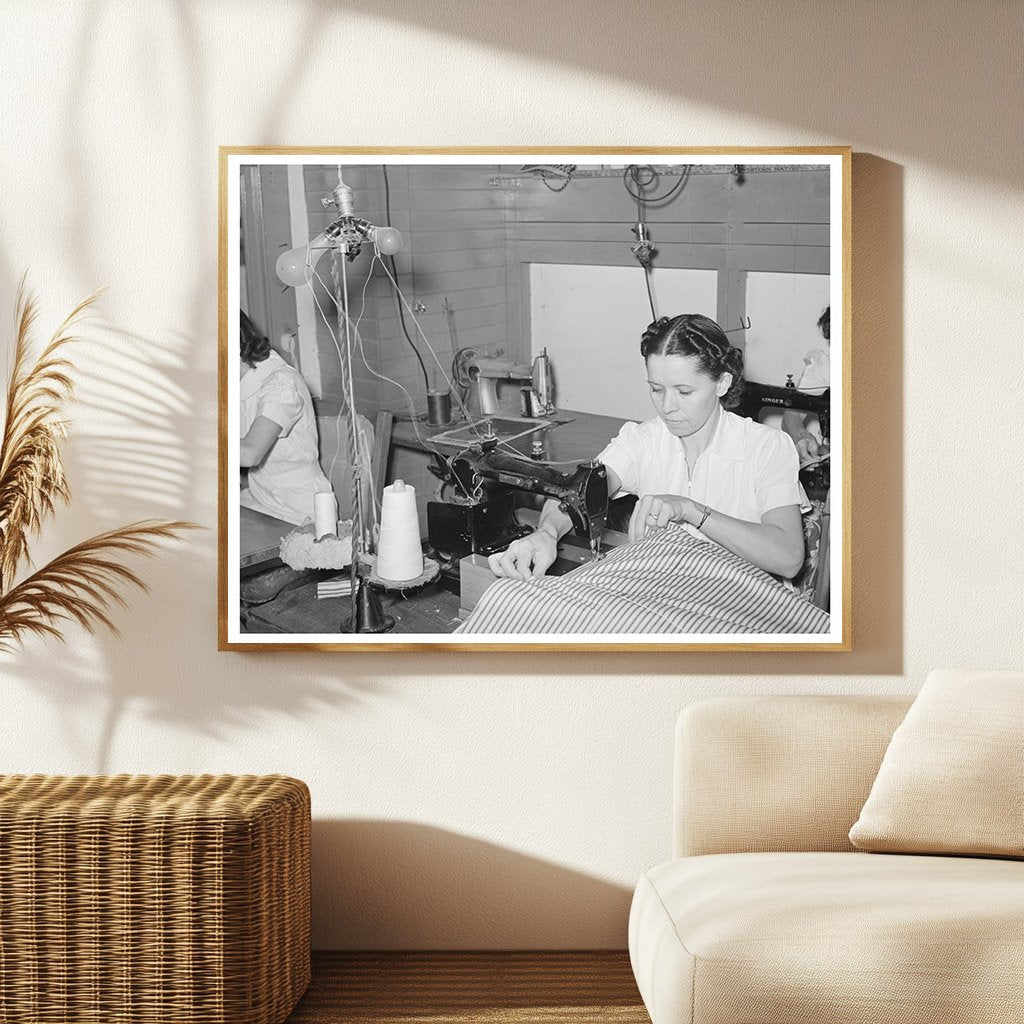 Sewing Ticking for Mattresses in San Angelo Texas 1939
