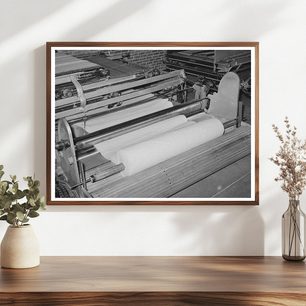 Cotton Batting Production in San Angelo Mattress Factory 1939