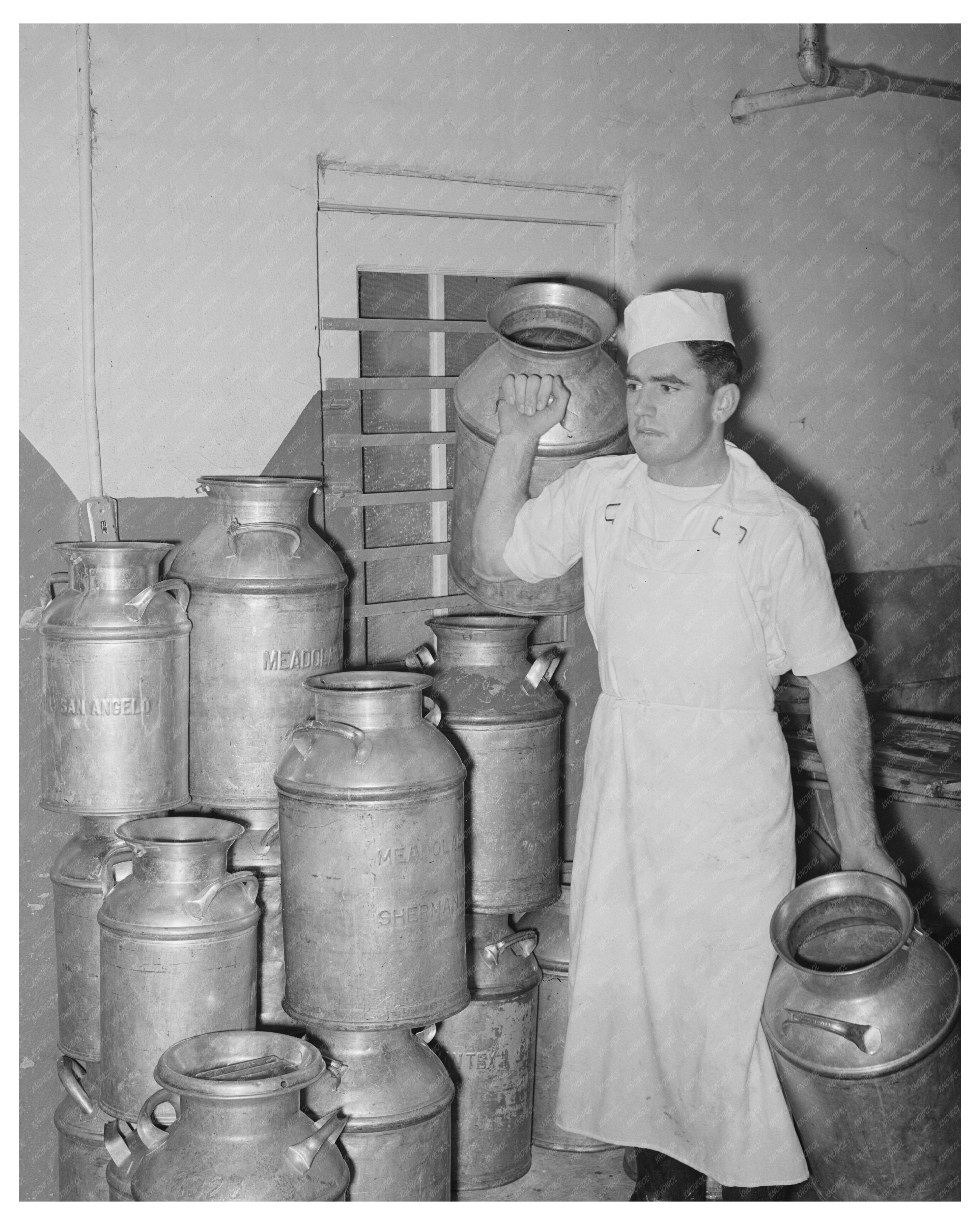 Employer at Creamery in San Angelo Texas 1939
