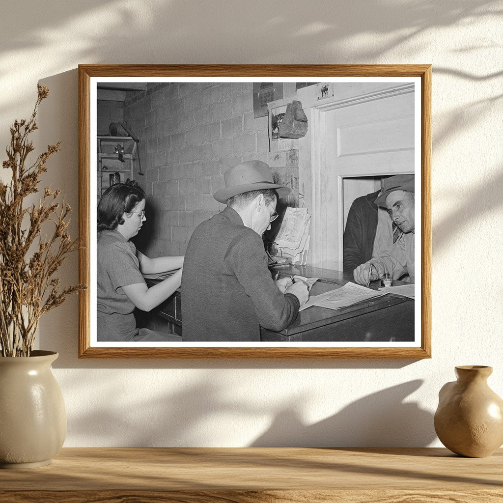 1939 Livestock Auction Office Buyer in San Angelo Texas