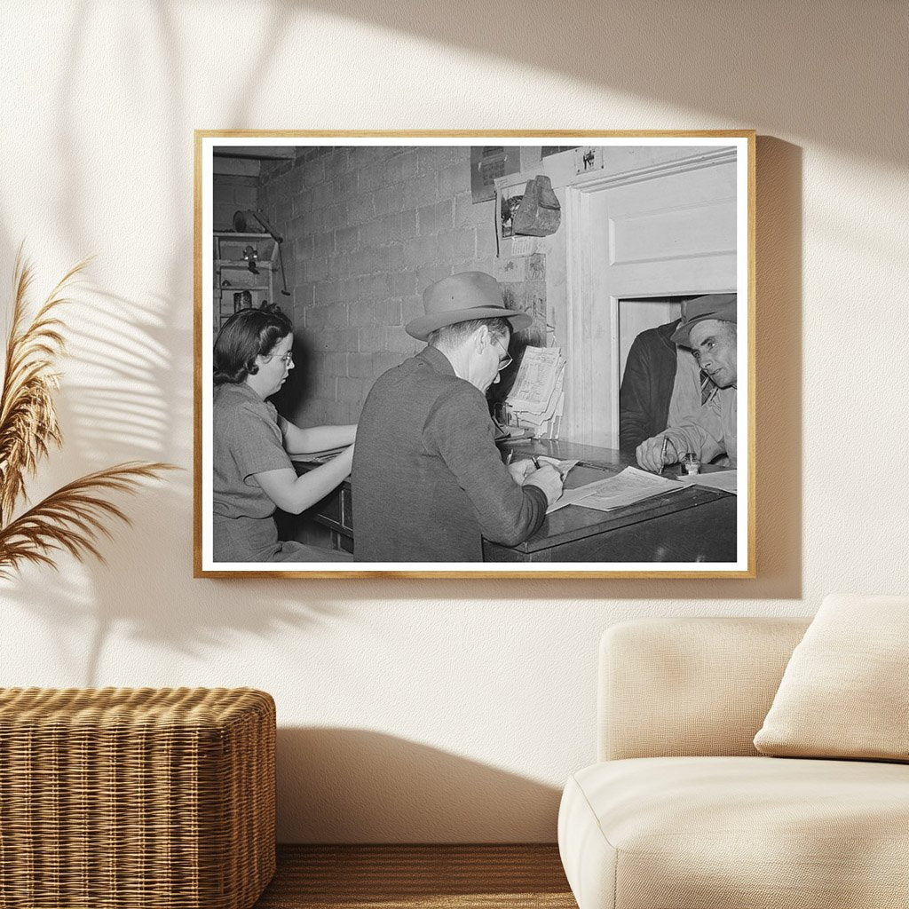 1939 Livestock Auction Office Buyer in San Angelo Texas