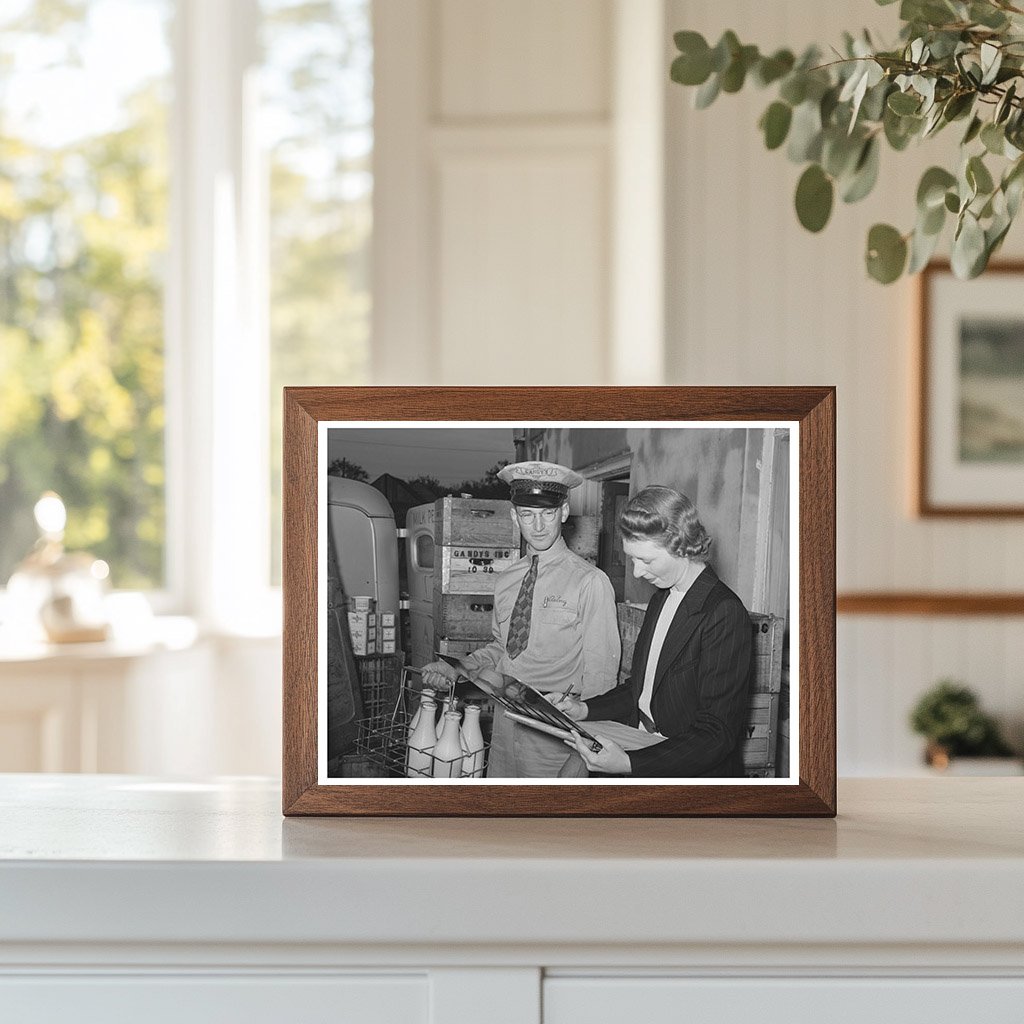 Delivery Truck Driver at Creamery San Angelo Texas 1939