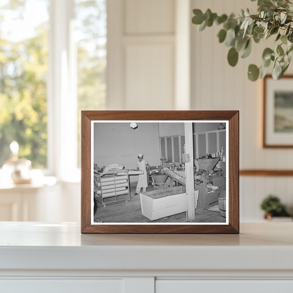 San Angelo Bakery Interior with Dough Shaping Machine 1939