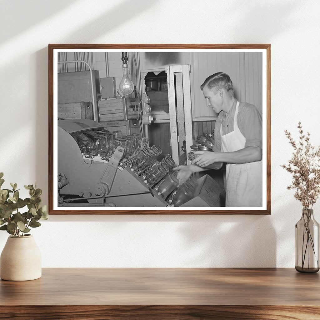 Bottle Washing at Creamery San Angelo Texas 1939