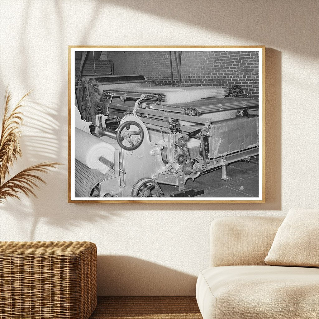 Cotton Bat Machine in San Angelo Texas 1939