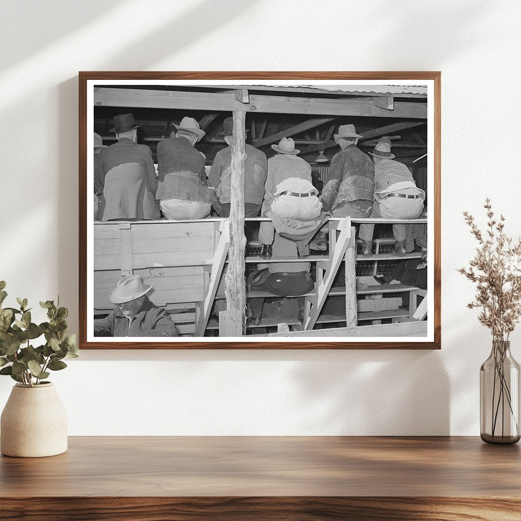 San Angelo Texas Auction Crowd November 1939