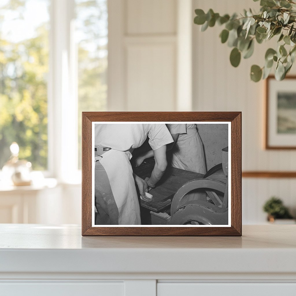 Vintage 1939 Bakery Rolls Preparation San Angelo Texas