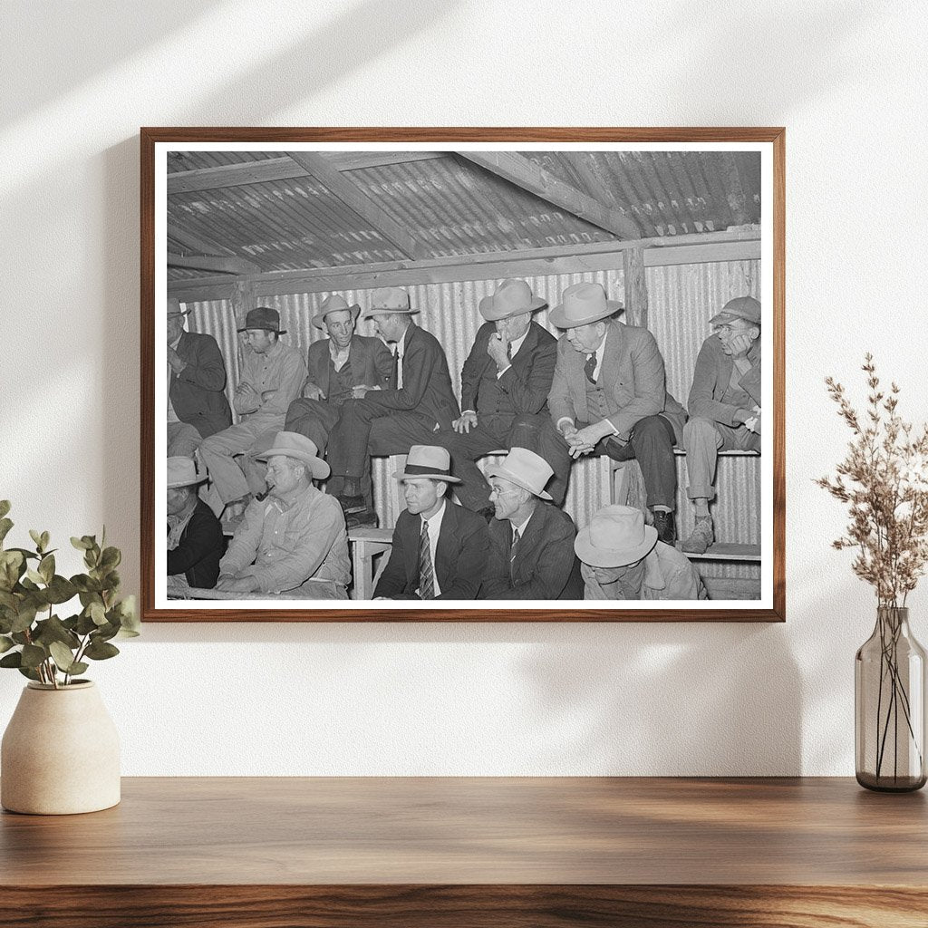 Spectators at San Angelo Livestock Auction November 1939