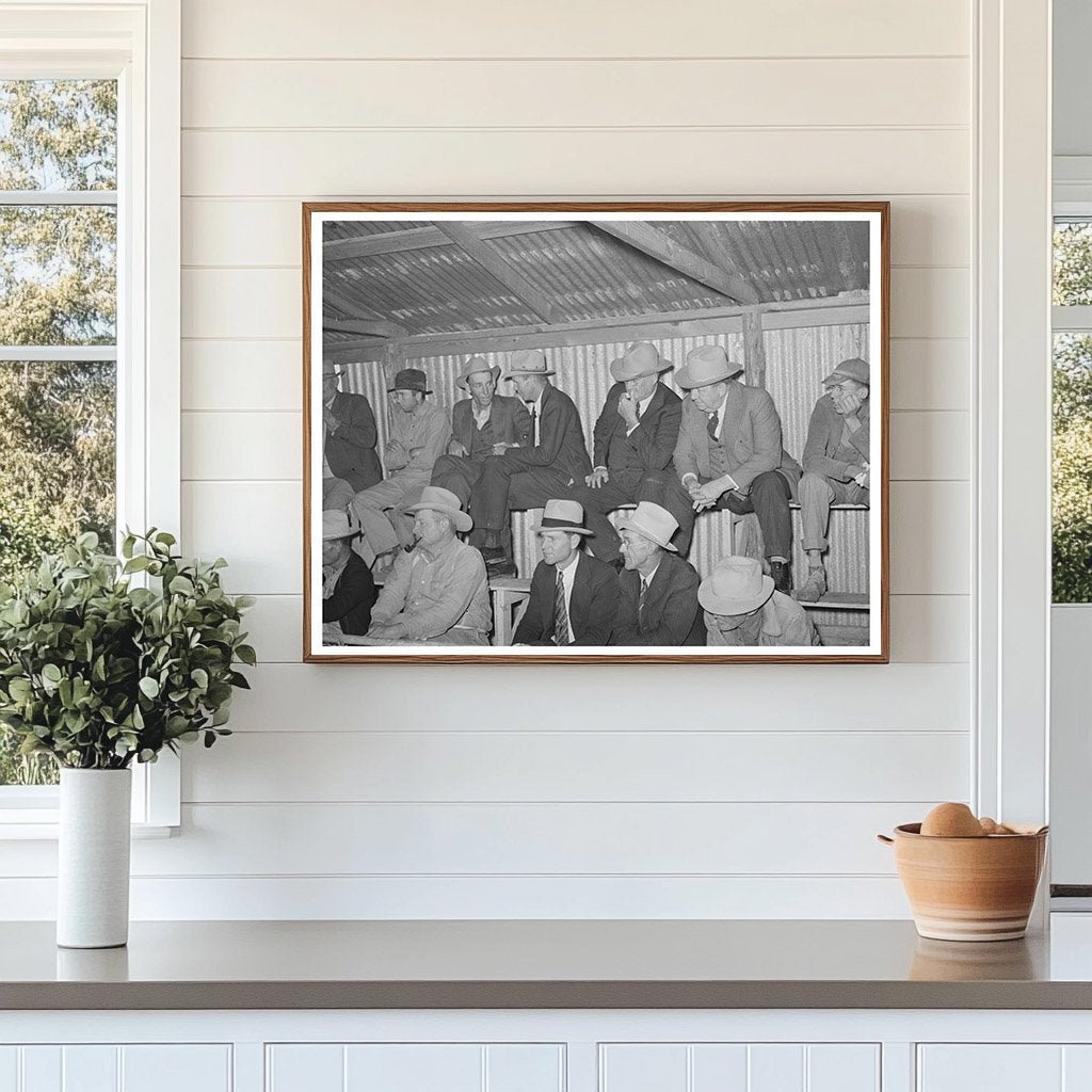 Spectators at San Angelo Livestock Auction November 1939