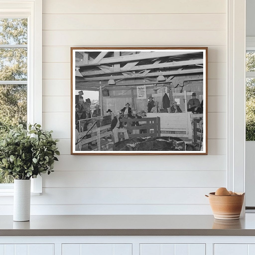 San Angelo Livestock Auction November 1939 Image