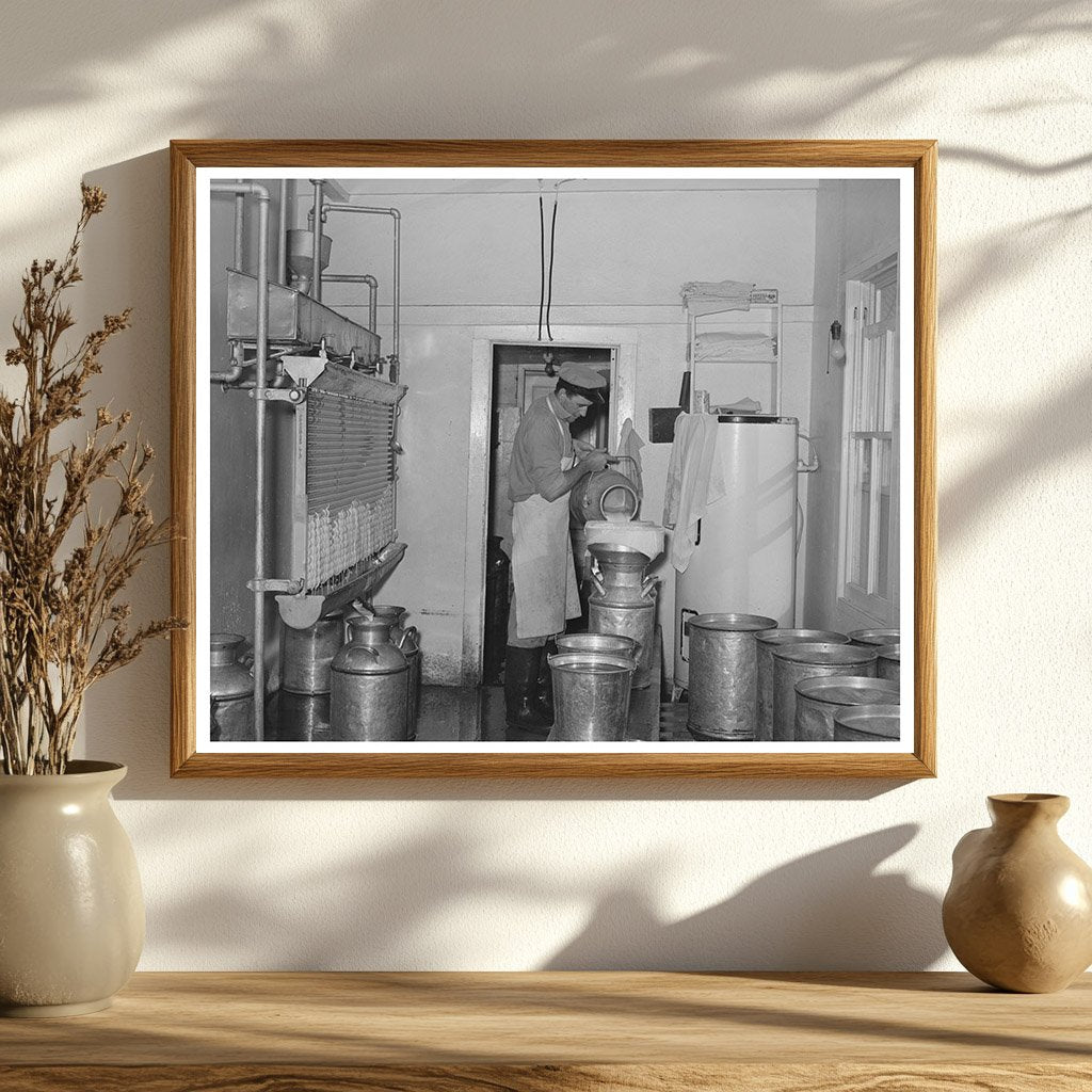 Dairy Facility Interior Tom Green County Texas 1939