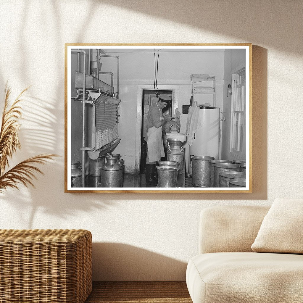 Dairy Facility Interior Tom Green County Texas 1939