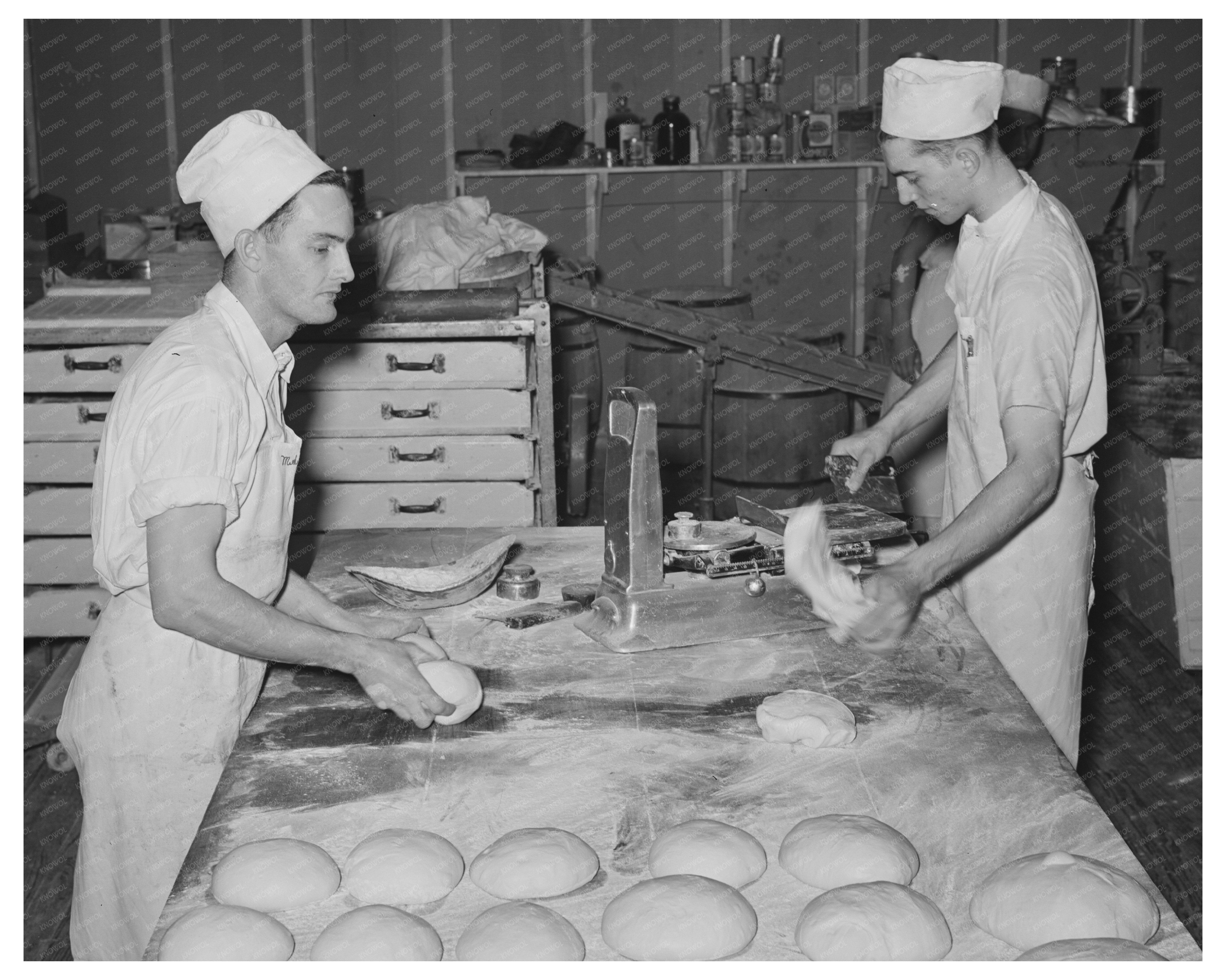 1939 Vintage Bakery Bread Loaf Formation in San Angelo Texas
