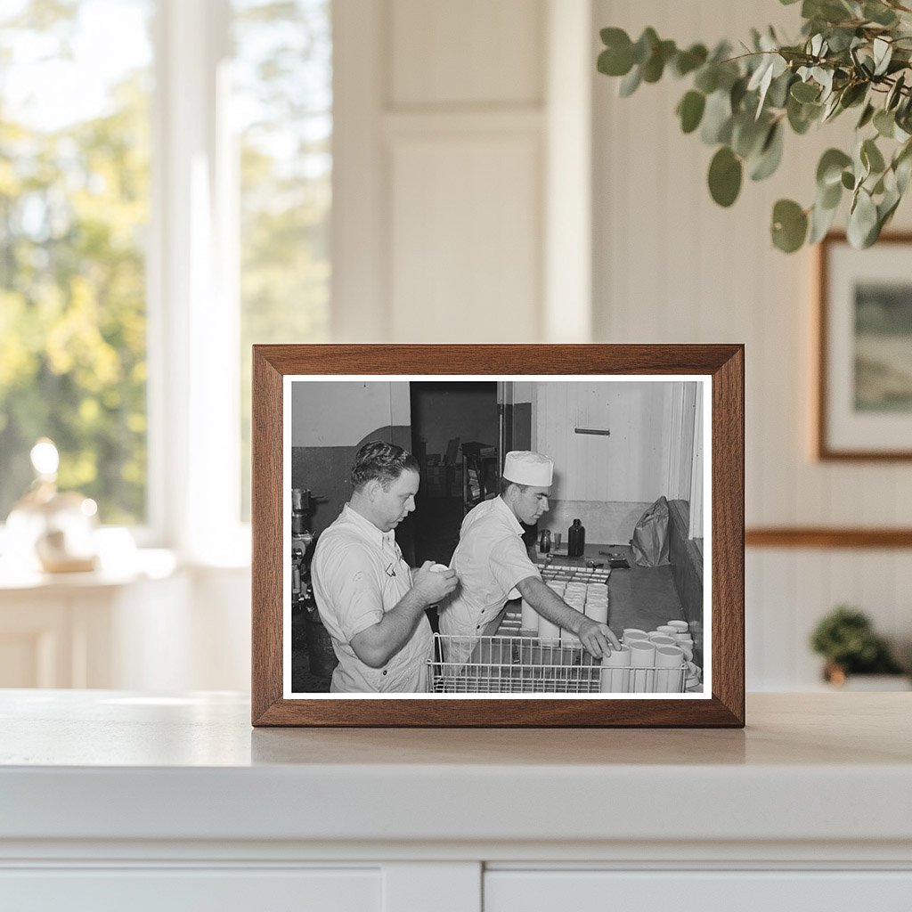 Creamery Scene in San Angelo Texas November 1939