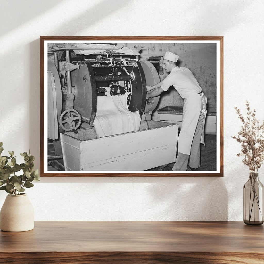 Bakery Dough Transfer Process San Angelo Texas 1939