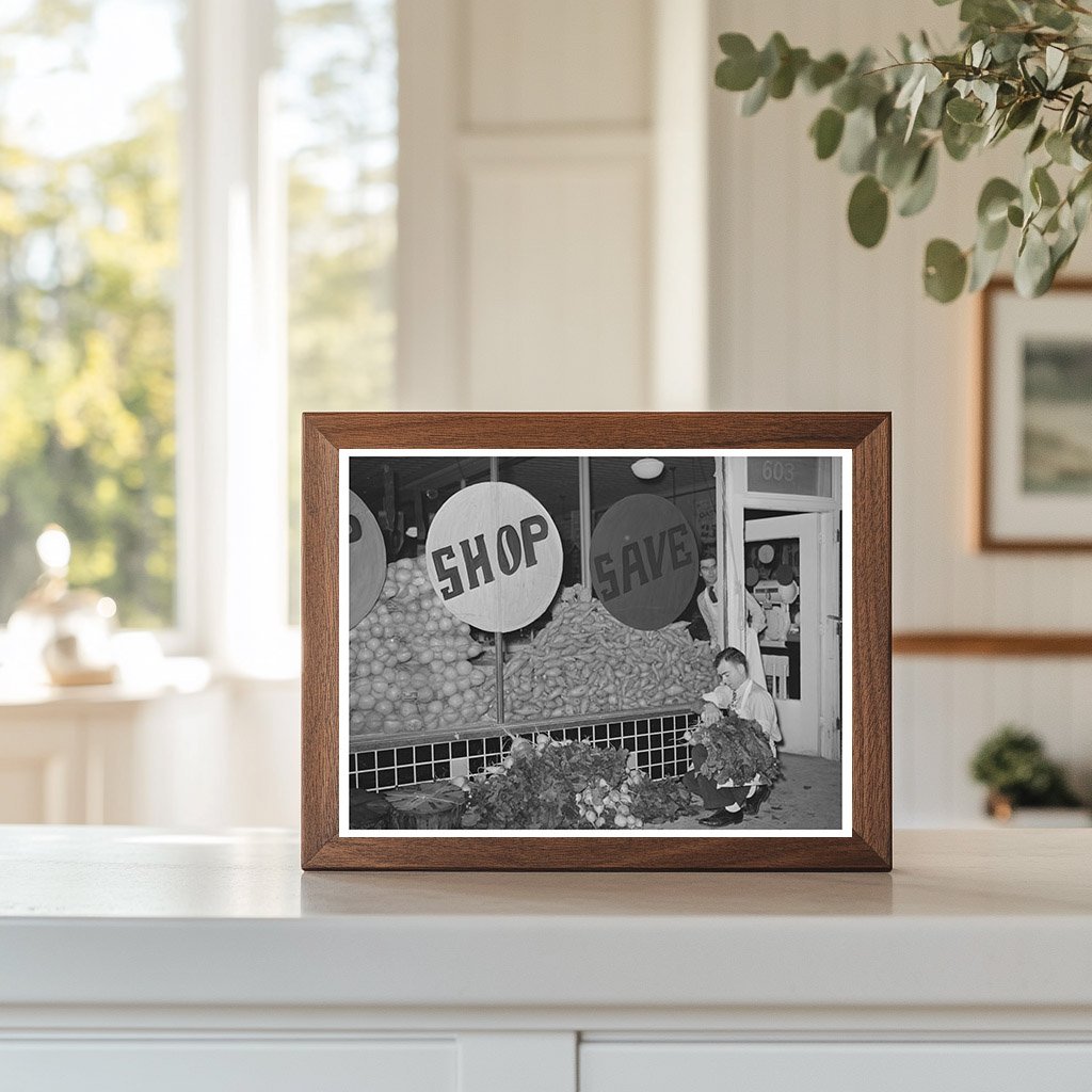 Fresh Vegetables Unloaded at San Angelo Market November 1939