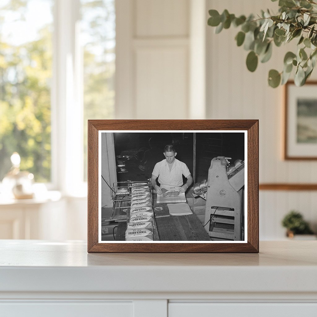 Vintage Bakery Bread Wrapping San Angelo Texas 1939