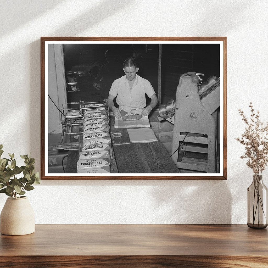 Vintage Bakery Bread Wrapping San Angelo Texas 1939