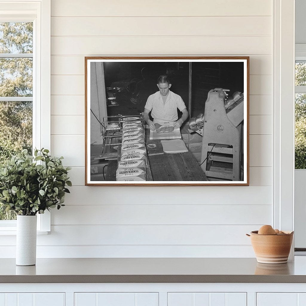 Vintage Bakery Bread Wrapping San Angelo Texas 1939