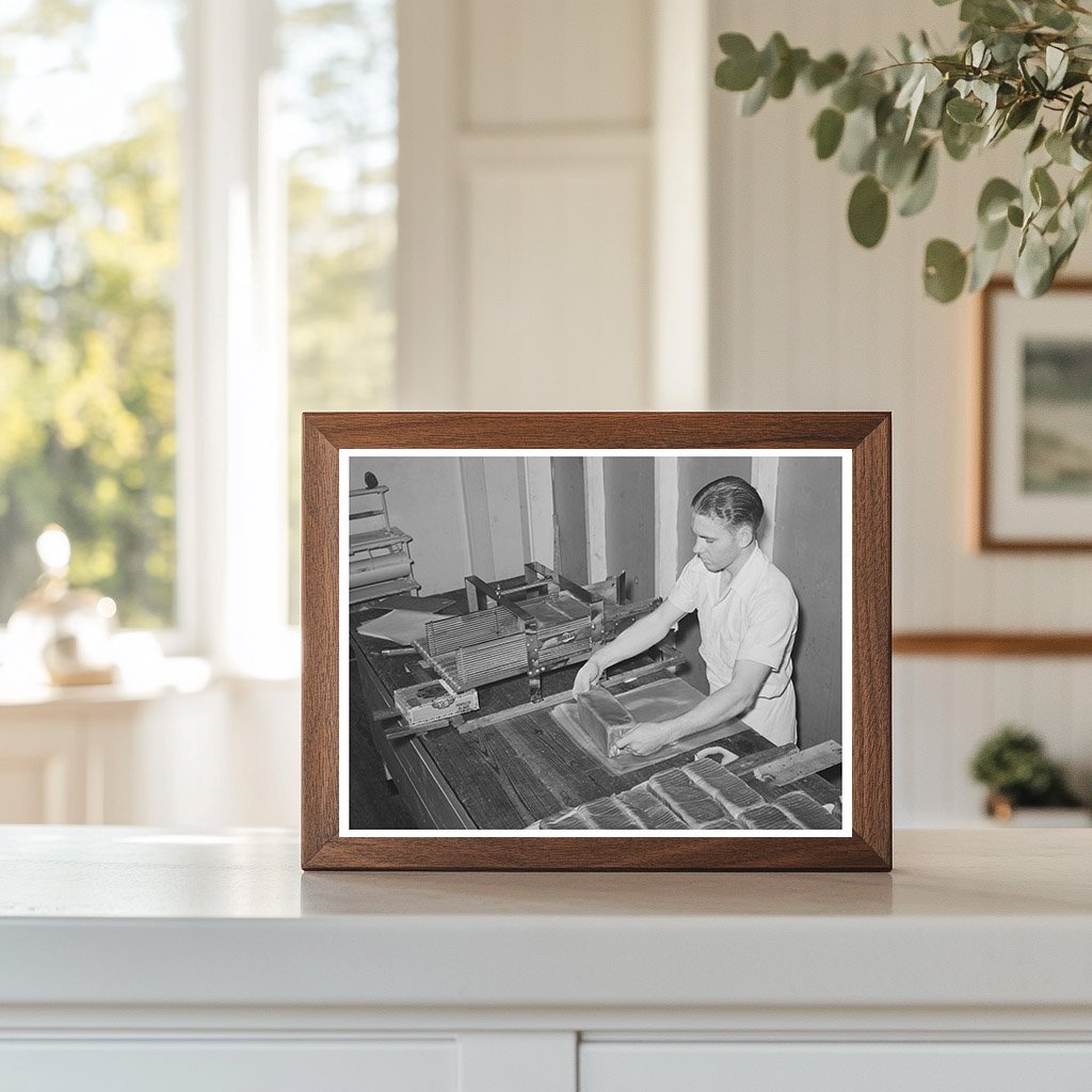Vintage Bakery Scene San Angelo Texas 1939