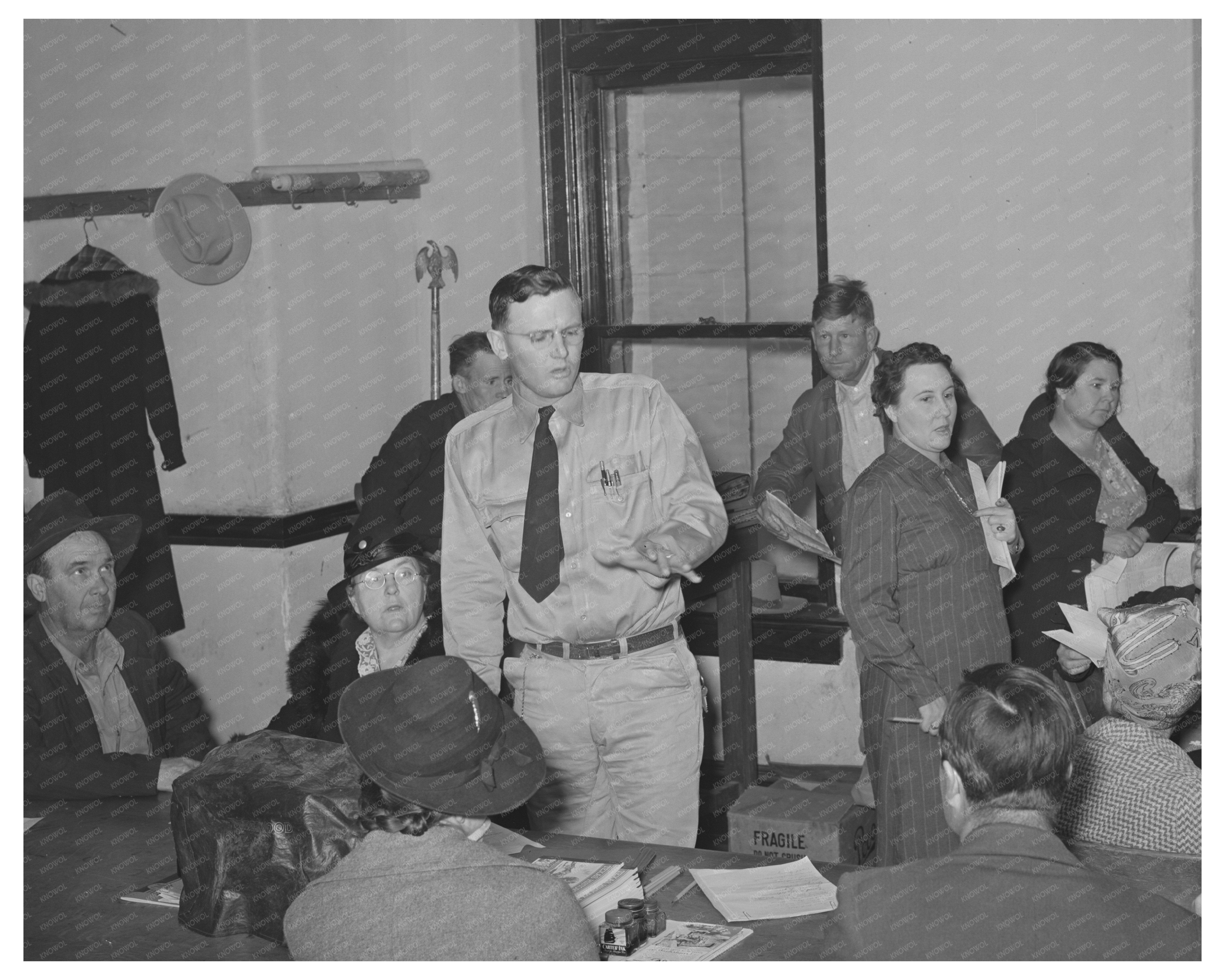 Farm Security Administration Meeting Mason Texas 1939