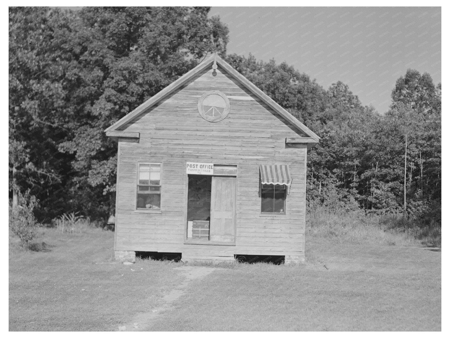 Tompkinsville Maryland Post Office November 1939 Image