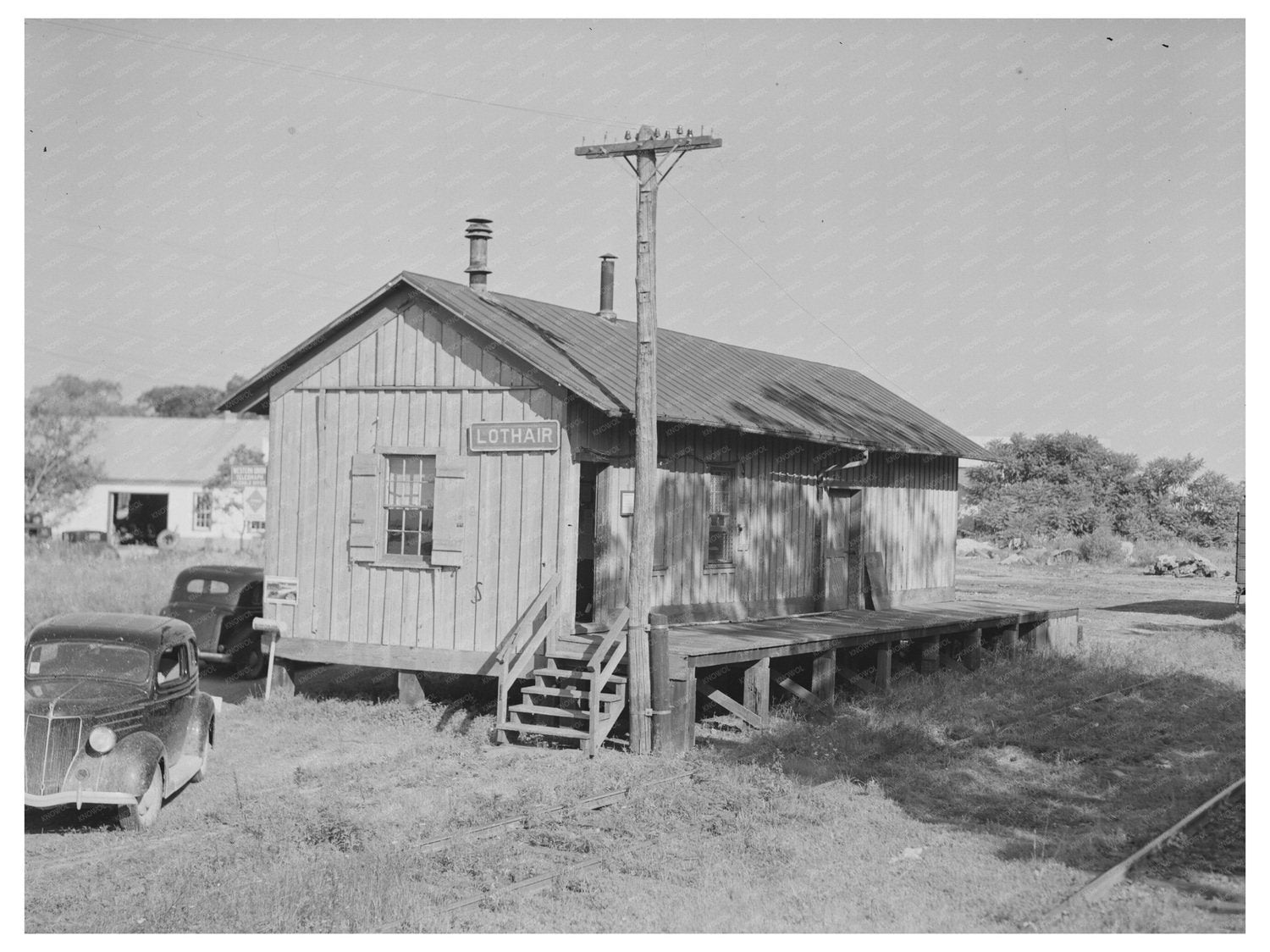 Lothair Maryland Railroad Station November 1939 Image