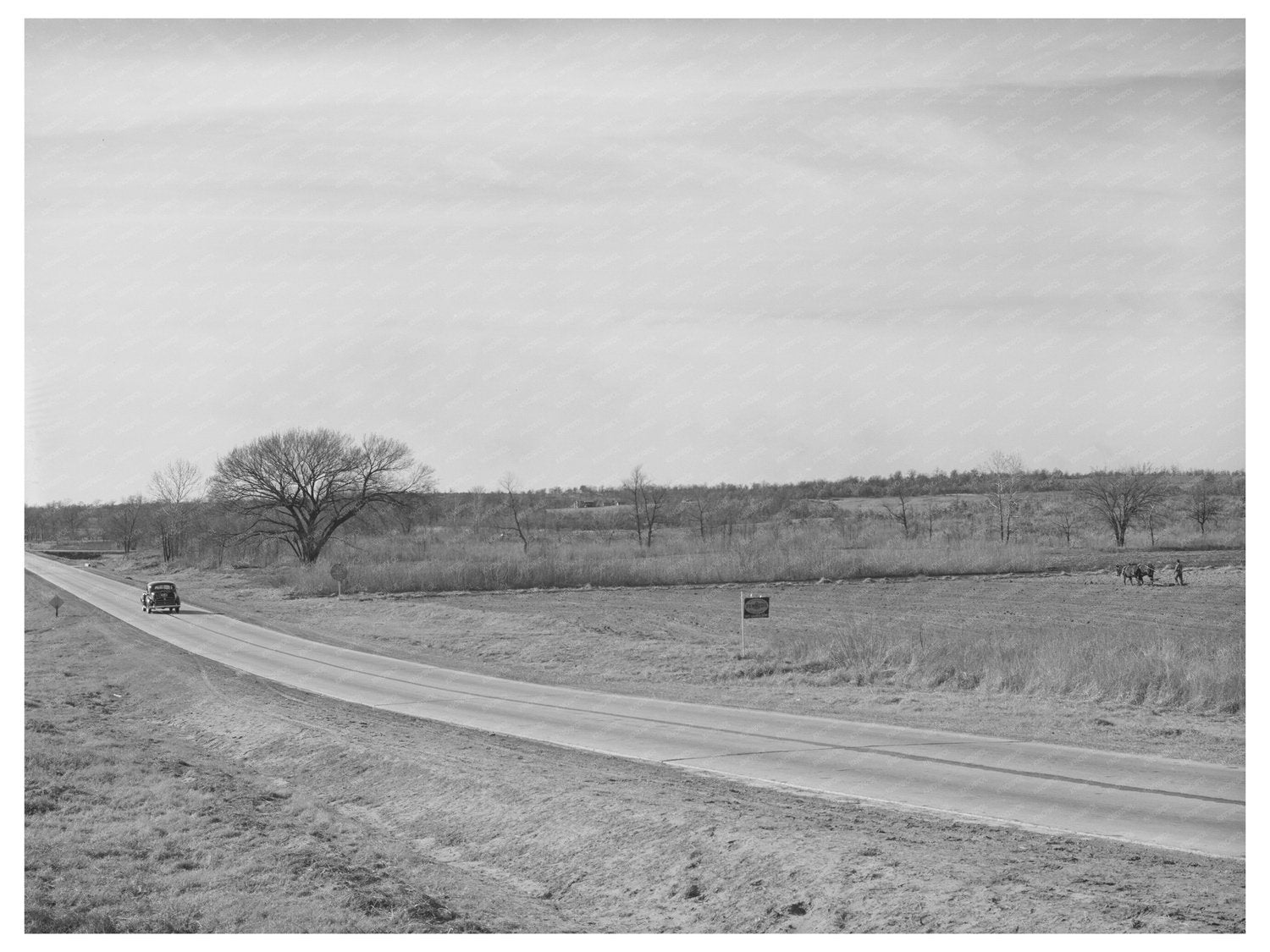Creek County Oklahoma Rural Life February 1940 Photo