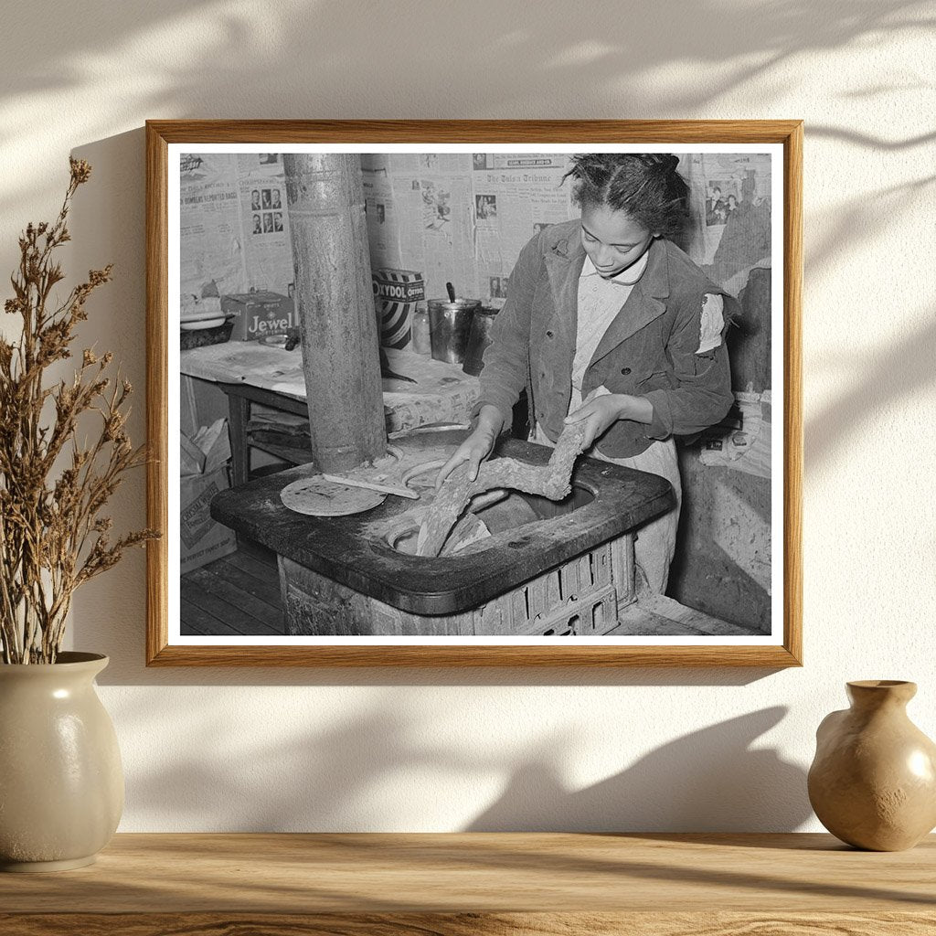 Daughter of Tenant Farmer in Oklahoma 1944 Image