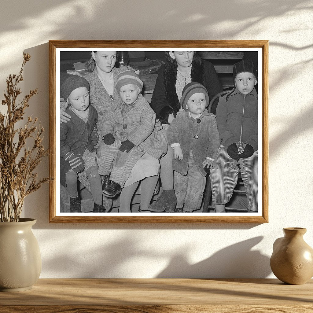 Mothers and Children in Creek County Oklahoma 1940
