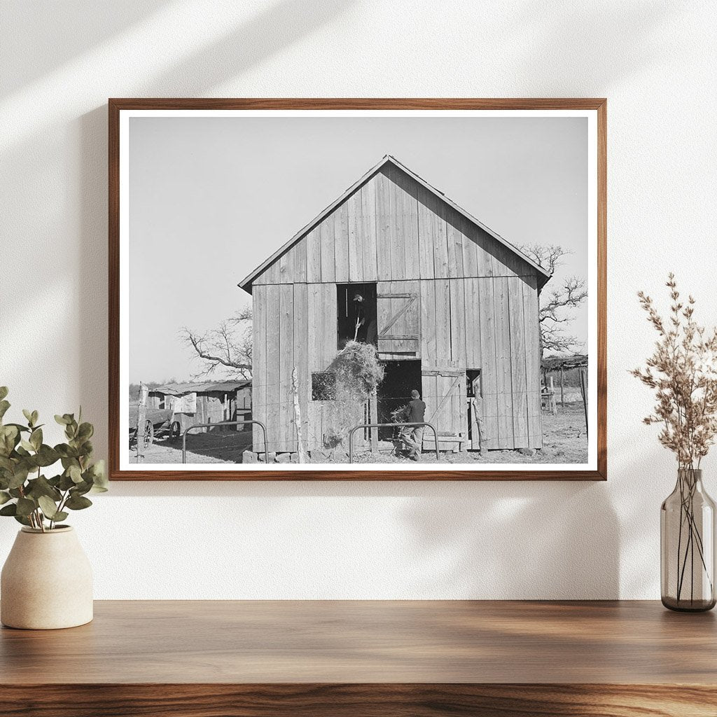 1944 Vintage Photo of Oklahoma Farm Life and Labor