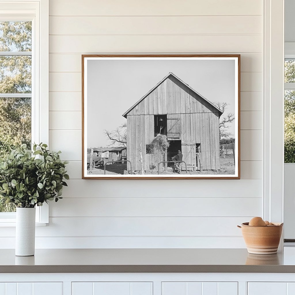 1944 Vintage Photo of Oklahoma Farm Life and Labor