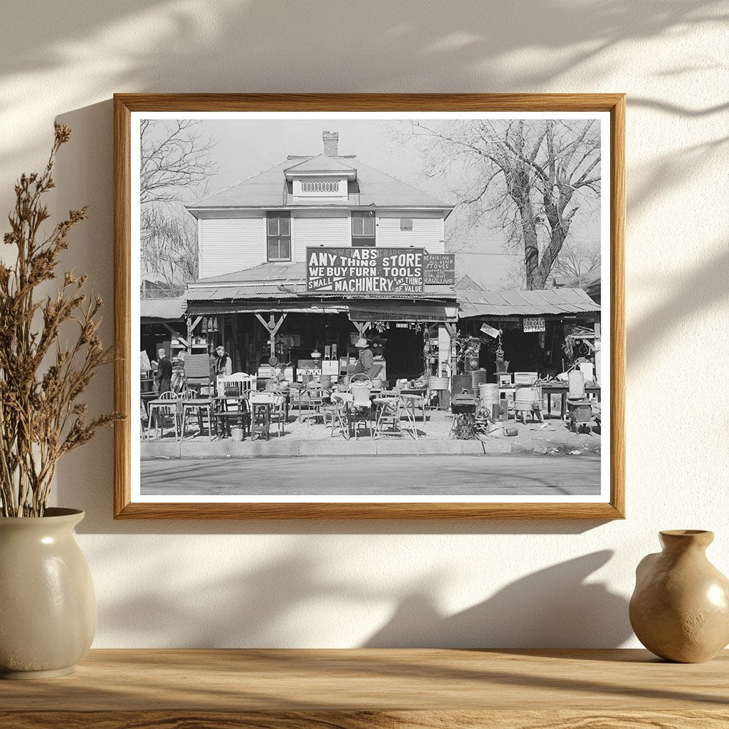 Secondhand Store in Oklahoma City February 1940
