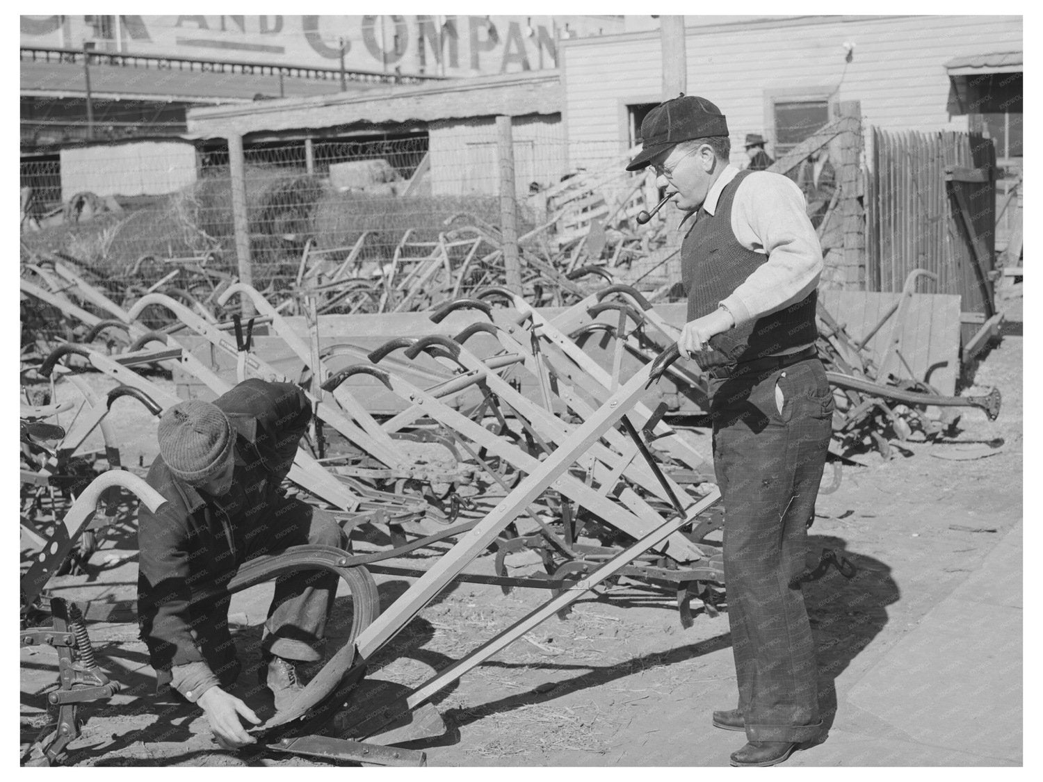 Vintage 1940 Walking Plow Demonstration in Oklahoma City