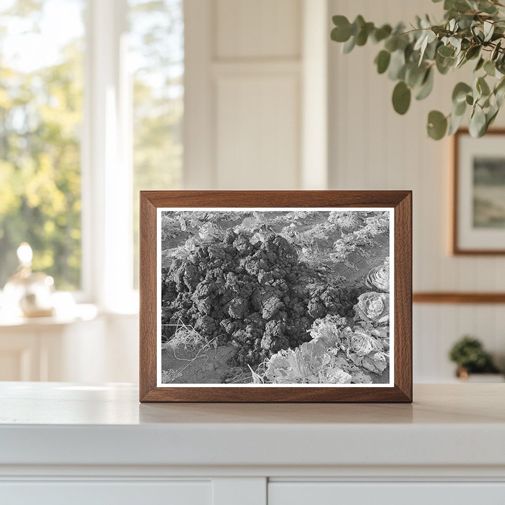 Cabbage Field Fertilization Bexar County Texas 1940