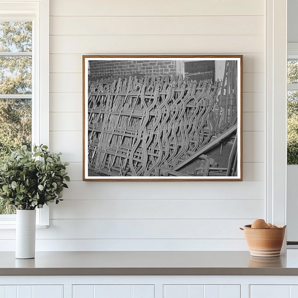 Spike-tooth Harrow Parts in Oklahoma City Warehouse 1940