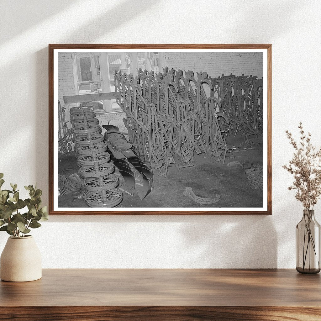 Oklahoma City Warehouse with Farm Equipment Parts 1940