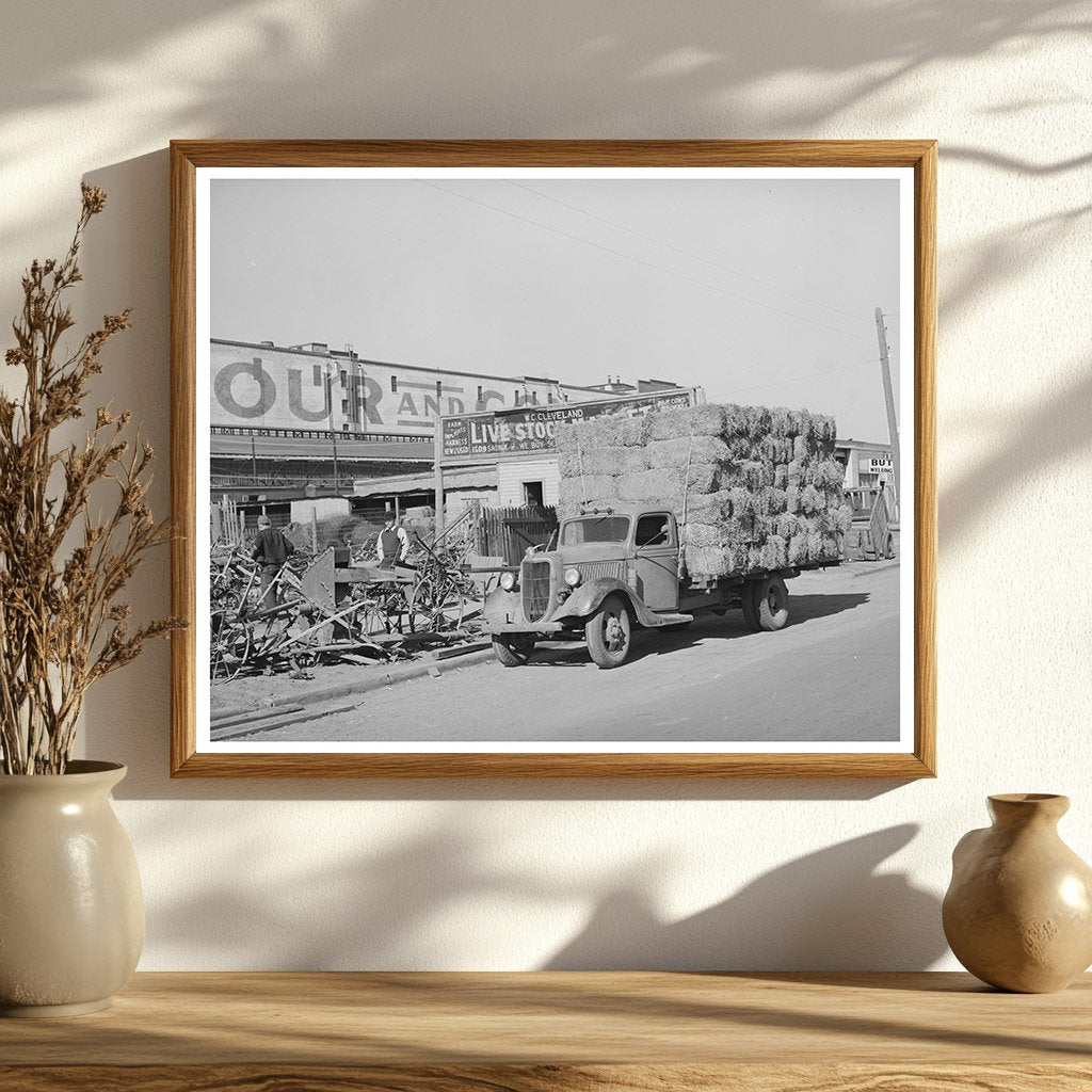 1944 Truckload of Feed at Oklahoma City Farm Store