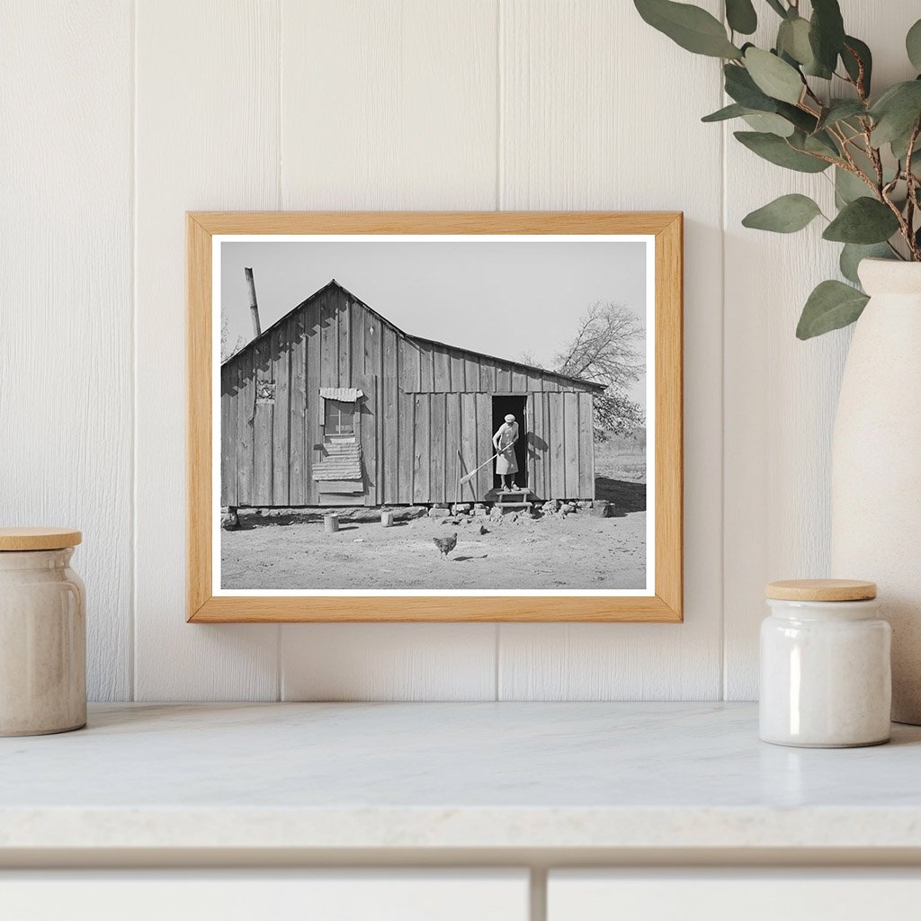 1944 Vintage Photo of Tenant Farmers Wife in Oklahoma