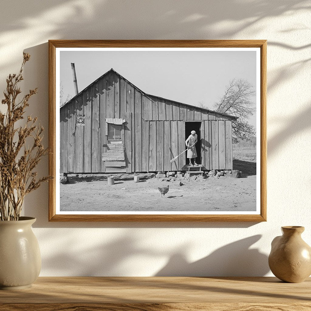 1944 Vintage Photo of Tenant Farmers Wife in Oklahoma