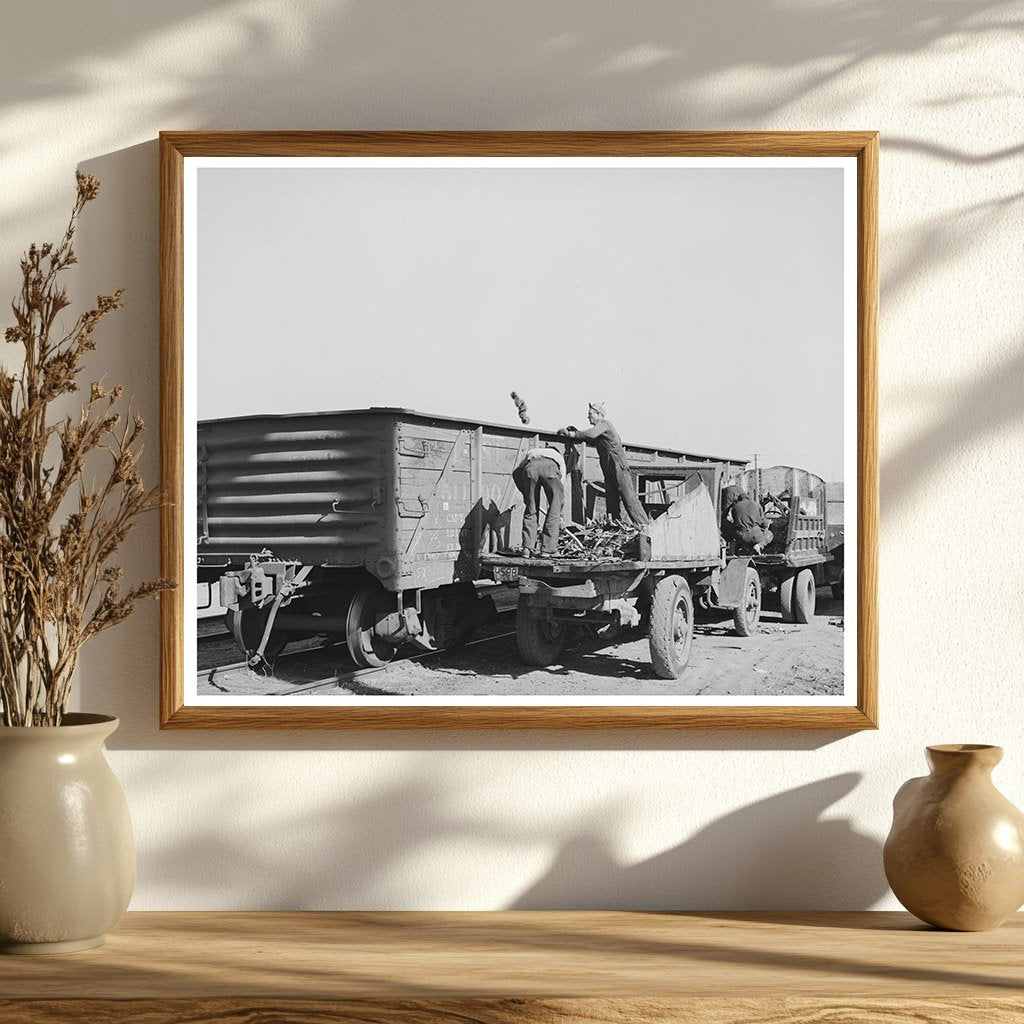 Scrap Iron Loading in Oklahoma City February 1944