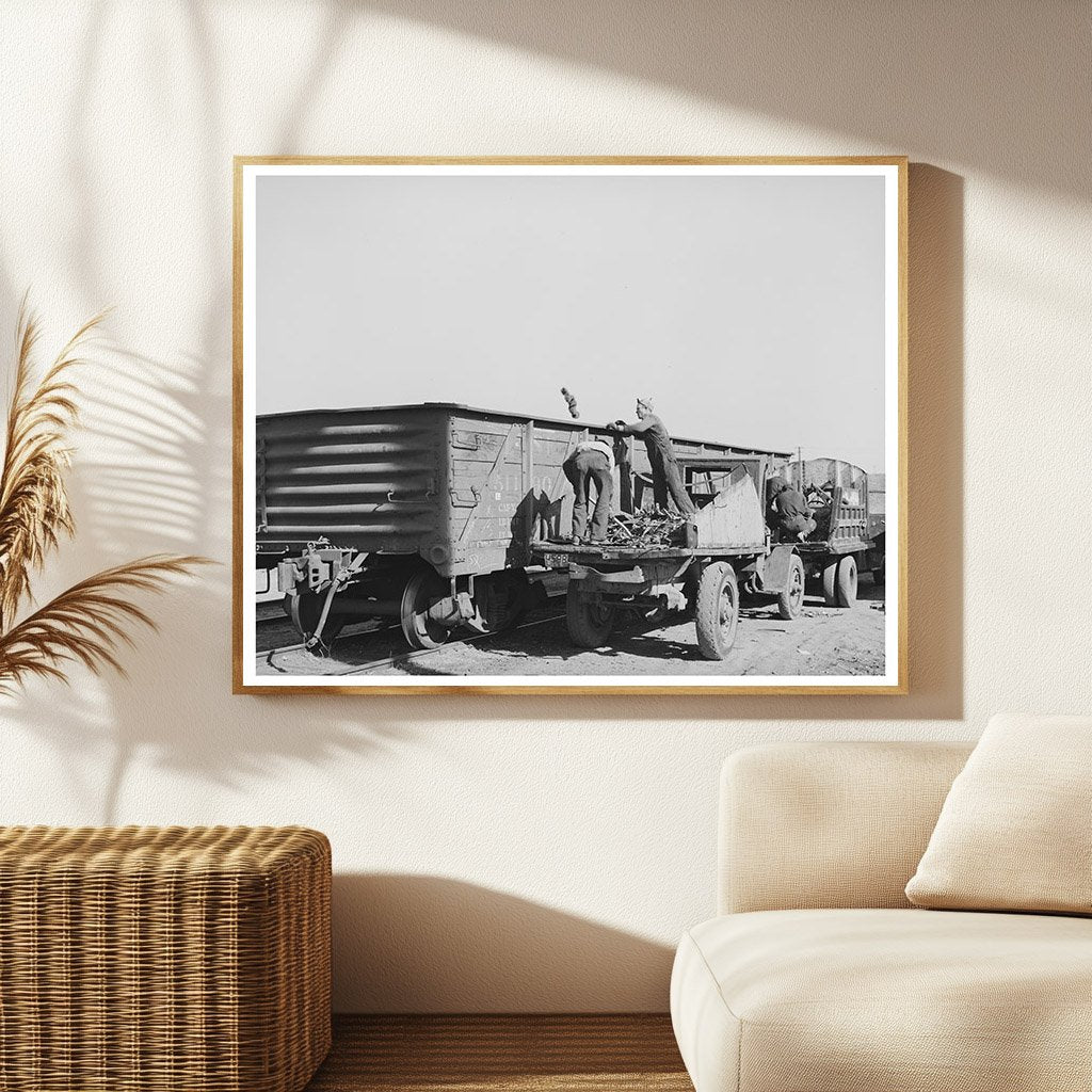Scrap Iron Loading in Oklahoma City February 1944