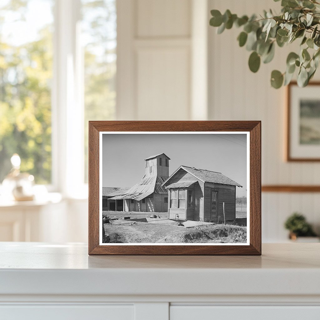 Cotton Gin in Slick Oklahoma February 1940